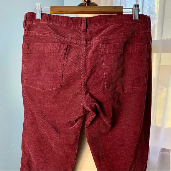 J. Crew Factory Pants & Jumpsuits J Crew Burgundy Matchstick